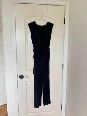 Black Velvet Jumpsuit
